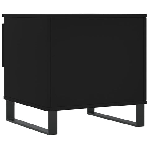 vidaXL Coffee Table Black 50x46x50 cm Engineered Wood