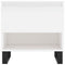 vidaXL Coffee Tables 2 pcs High Gloss White 50x46x50 cm Engineered Wood