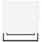 vidaXL Coffee Tables 2 pcs High Gloss White 50x46x50 cm Engineered Wood