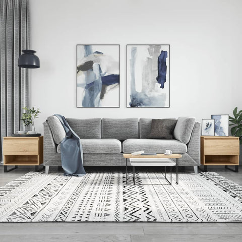 vidaXL Coffee Tables 2 pcs Sonoma Oak 50x46x50 cm Engineered Wood