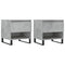 vidaXL Coffee Tables 2 pcs Concrete Grey 50x46x50 cm Engineered Wood