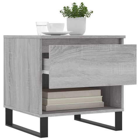 vidaXL Coffee Tables 2 pcs Grey Sonoma 50x46x50 cm Engineered Wood