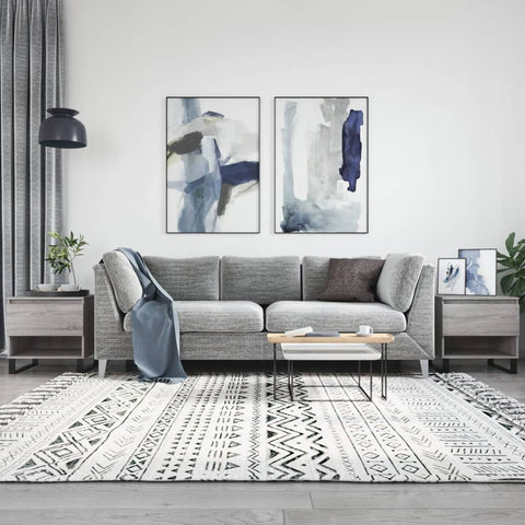 vidaXL Coffee Tables 2 pcs Grey Sonoma 50x46x50 cm Engineered Wood