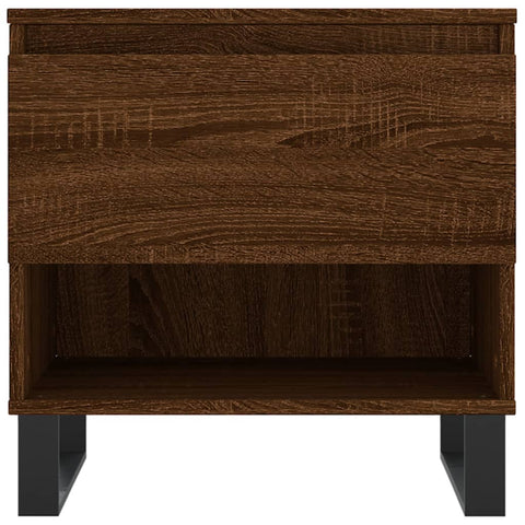 vidaXL Coffee Table Brown Oak 50x46x50 cm Engineered Wood
