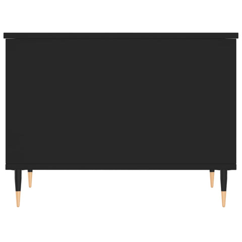 vidaXL Coffee Table Black 60x44.5x45 cm Engineered Wood