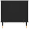 vidaXL Coffee Table Black 60x44.5x45 cm Engineered Wood