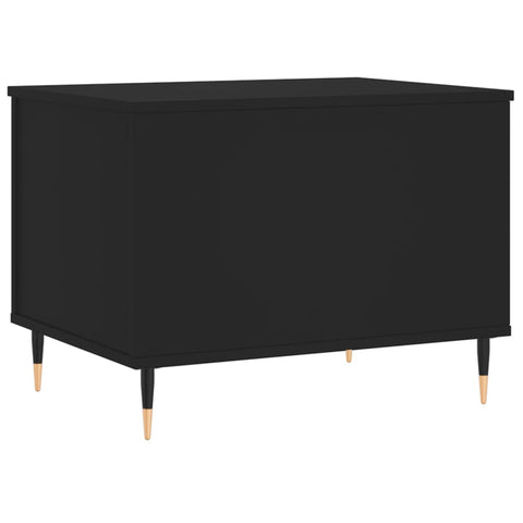 vidaXL Coffee Table Black 60x44.5x45 cm Engineered Wood