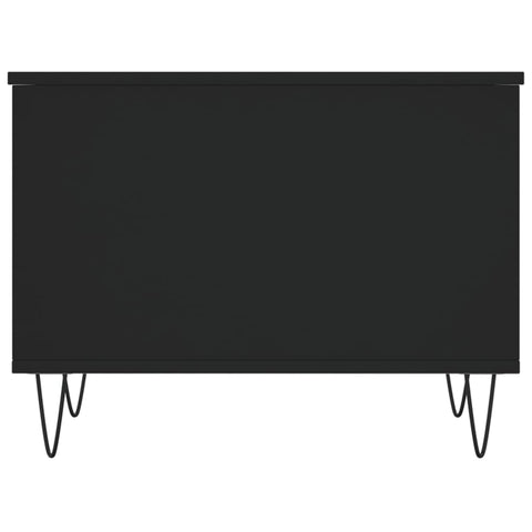 vidaXL Coffee Table Black 60x44.5x45 cm Engineered Wood