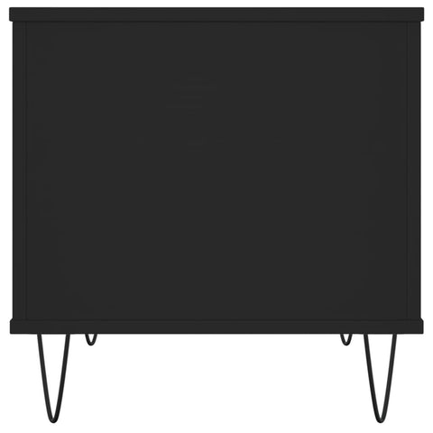 vidaXL Coffee Table Black 60x44.5x45 cm Engineered Wood
