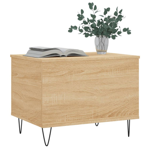 vidaXL Coffee Table Sonoma Oak 60x44.5x45 cm Engineered Wood