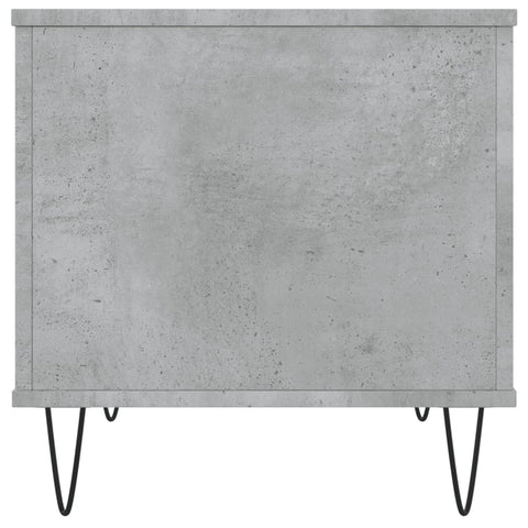 vidaXL Coffee Table Concrete Grey 60x44.5x45 cm Engineered Wood