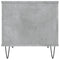 vidaXL Coffee Table Concrete Grey 60x44.5x45 cm Engineered Wood