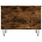 vidaXL Coffee Table Smoked Oak 60x44.5x45 cm Engineered Wood