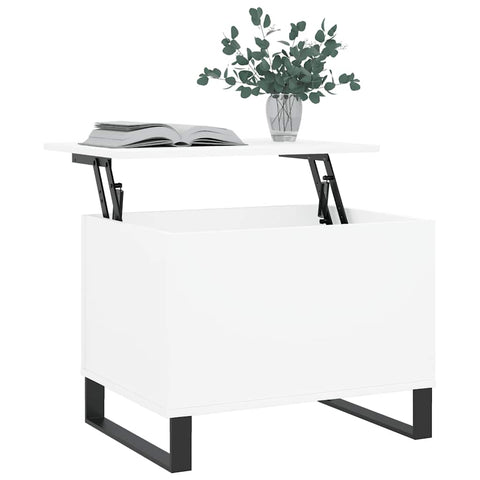 vidaXL Coffee Table White 60x44.5x45 cm Engineered Wood