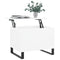 vidaXL Coffee Table White 60x44.5x45 cm Engineered Wood
