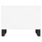 vidaXL Coffee Table White 60x44.5x45 cm Engineered Wood
