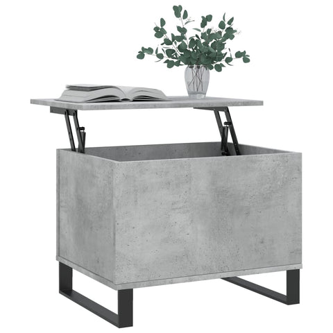 vidaXL Coffee Table Concrete Grey 60x44.5x45 cm Engineered Wood