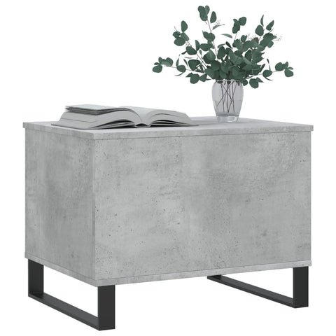 vidaXL Coffee Table Concrete Grey 60x44.5x45 cm Engineered Wood