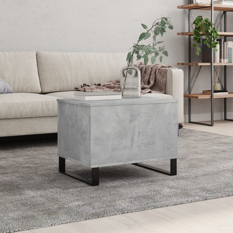 vidaXL Coffee Table Concrete Grey 60x44.5x45 cm Engineered Wood