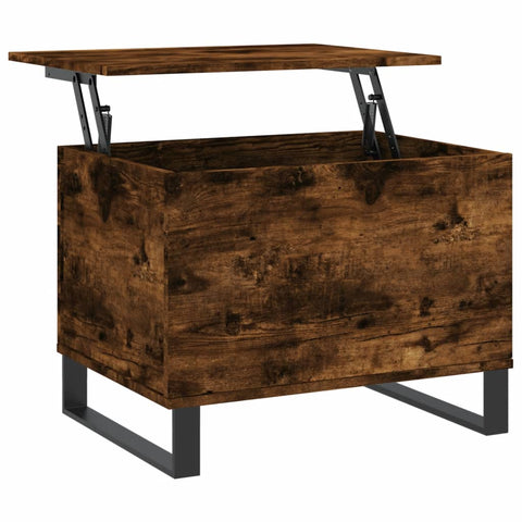 vidaXL Coffee Table Smoked Oak 60x44.5x45 cm Engineered Wood