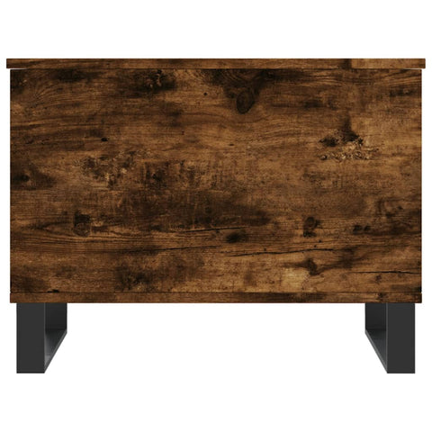 vidaXL Coffee Table Smoked Oak 60x44.5x45 cm Engineered Wood