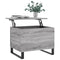 vidaXL Coffee Table Grey Sonoma 60x44.5x45 cm Engineered Wood