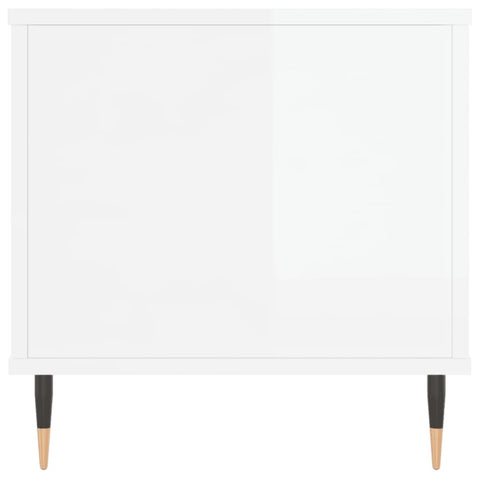 vidaXL Coffee Table High Gloss White 90x44.5x45 cm Engineered Wood