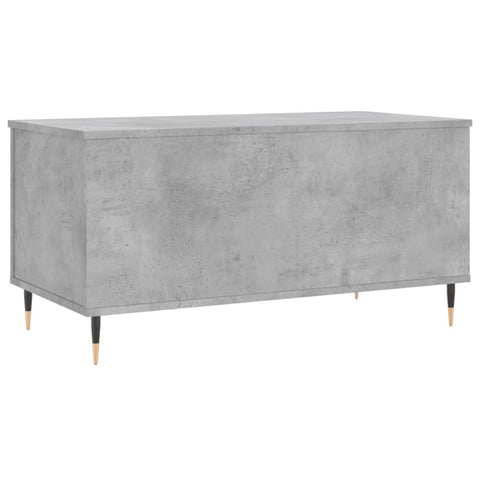 vidaXL Coffee Table Concrete Grey 90x44.5x45 cm Engineered Wood