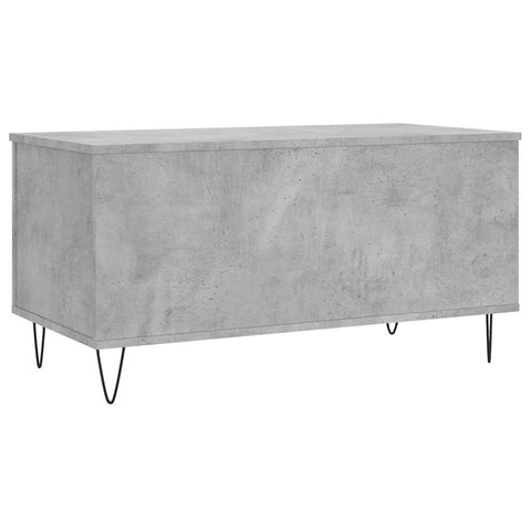 vidaXL Coffee Table Concrete Grey 90x44.5x45 cm Engineered Wood