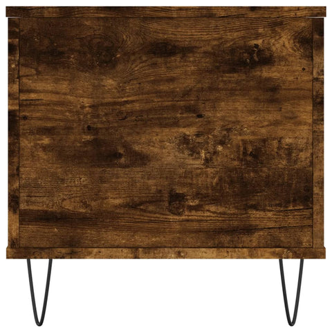vidaXL Coffee Table Smoked Oak 90x44.5x45 cm Engineered Wood