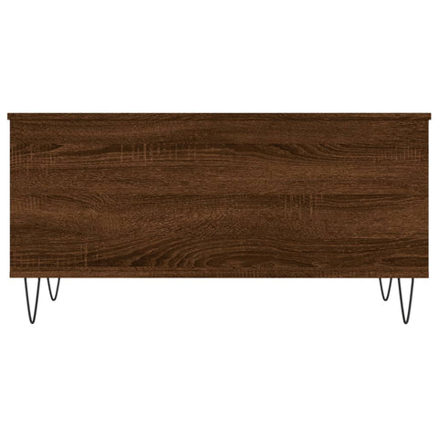 vidaXL Coffee Table Brown Oak 90x44.5x45 cm Engineered Wood