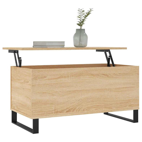 vidaXL Coffee Table Sonoma Oak 90x44.5x45 cm Engineered Wood