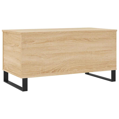 vidaXL Coffee Table Sonoma Oak 90x44.5x45 cm Engineered Wood