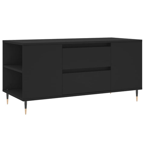 vidaXL Coffee Table Black 102x44.5x50 cm Engineered Wood