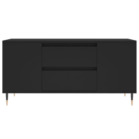 vidaXL Coffee Table Black 102x44.5x50 cm Engineered Wood