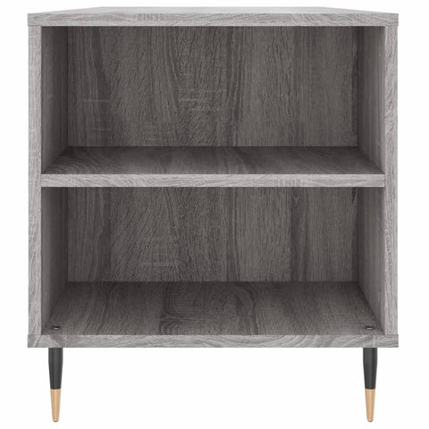 vidaXL Coffee Table Grey Sonoma 102x44.5x50 cm Engineered Wood