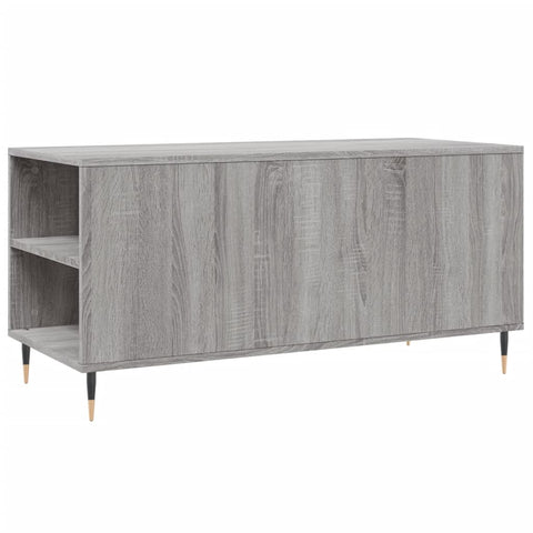 vidaXL Coffee Table Grey Sonoma 102x44.5x50 cm Engineered Wood