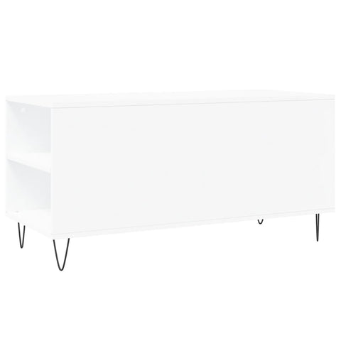 vidaXL Coffee Table White 102x44.5x50 cm Engineered Wood