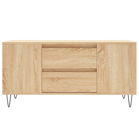 vidaXL Coffee Table Sonoma Oak 102x44.5x50 cm Engineered Wood