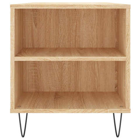 vidaXL Coffee Table Sonoma Oak 102x44.5x50 cm Engineered Wood