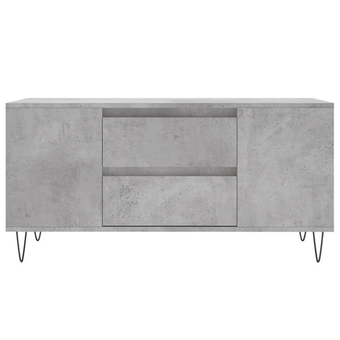 vidaXL Coffee Table Concrete Grey 102x44.5x50 cm Engineered Wood