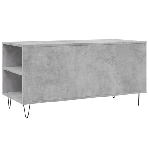 vidaXL Coffee Table Concrete Grey 102x44.5x50 cm Engineered Wood