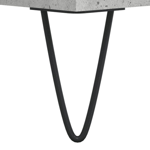 vidaXL Coffee Table Concrete Grey 102x44.5x50 cm Engineered Wood