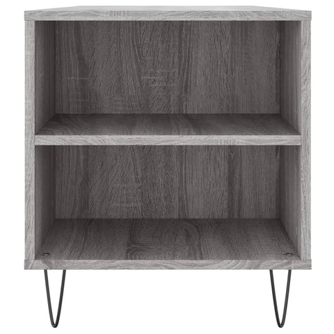 vidaXL Coffee Table Grey Sonoma 102x44.5x50 cm Engineered Wood