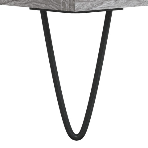 vidaXL Coffee Table Grey Sonoma 102x44.5x50 cm Engineered Wood