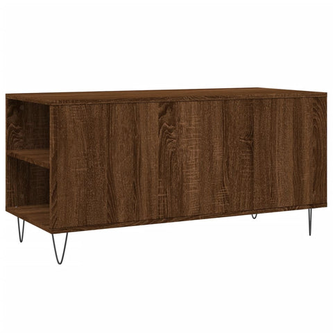 vidaXL Coffee Table Brown Oak 102x44.5x50 cm Engineered Wood