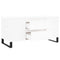vidaXL Coffee Table White 102x44.5x50 cm Engineered Wood