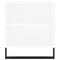 vidaXL Coffee Table White 102x44.5x50 cm Engineered Wood