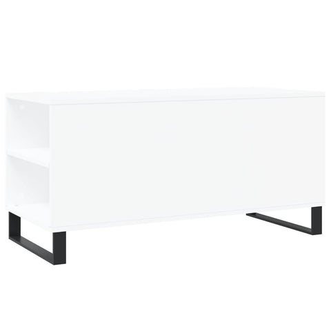 vidaXL Coffee Table White 102x44.5x50 cm Engineered Wood