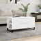 vidaXL Coffee Table White 102x44.5x50 cm Engineered Wood